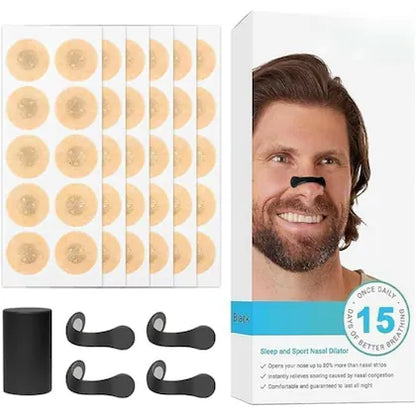 Magnatic nasal strip